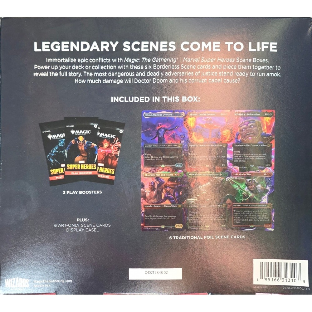 Magic: The Gathering: Marvel Super Heroes Bundle Lot Of 8 New Ready To Ship - Picture 5 of 5